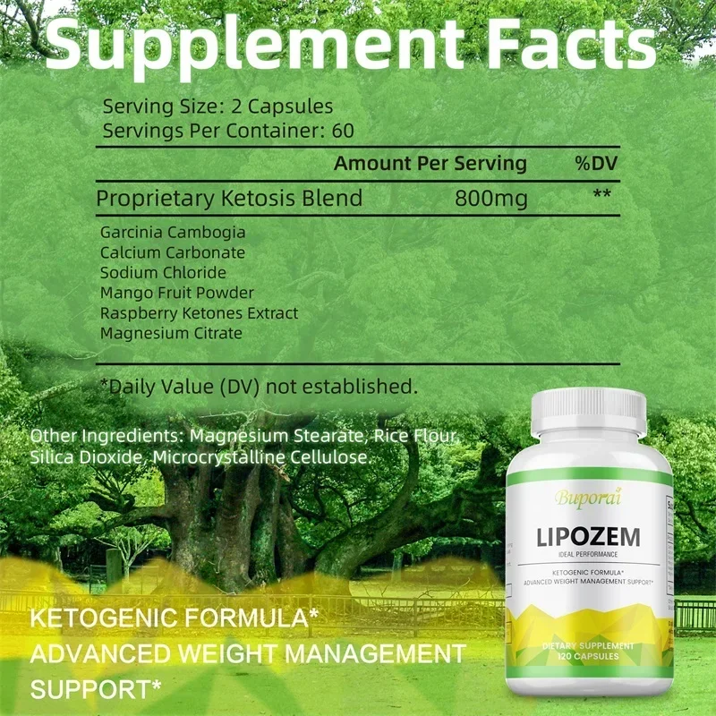 Natural Lipozem - Boosts Energ - Garcinia Cambogia Extract 评论和价格