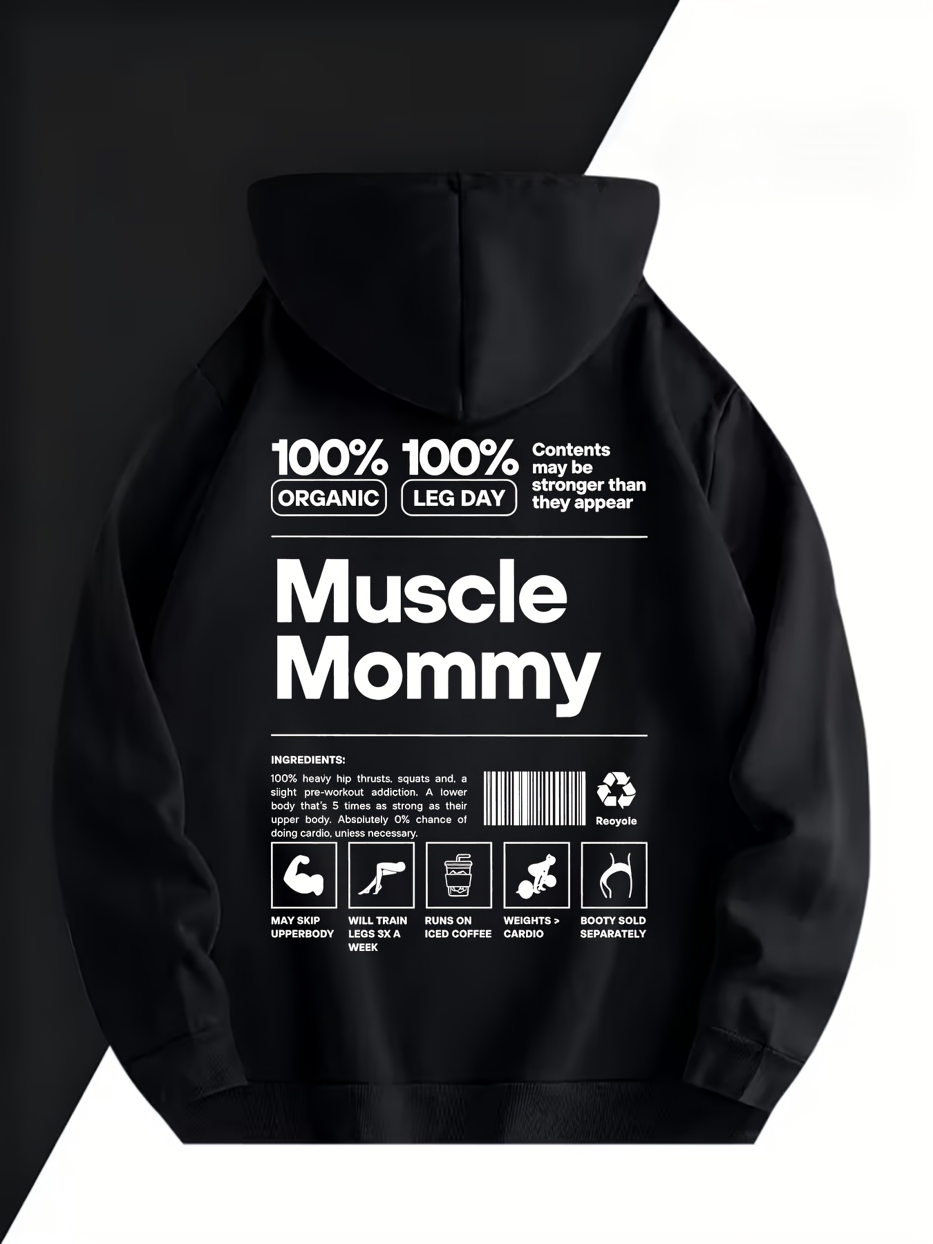 Fitness Fun Men's Hooded Sweat - T Nutrition Fitness 评论和价格