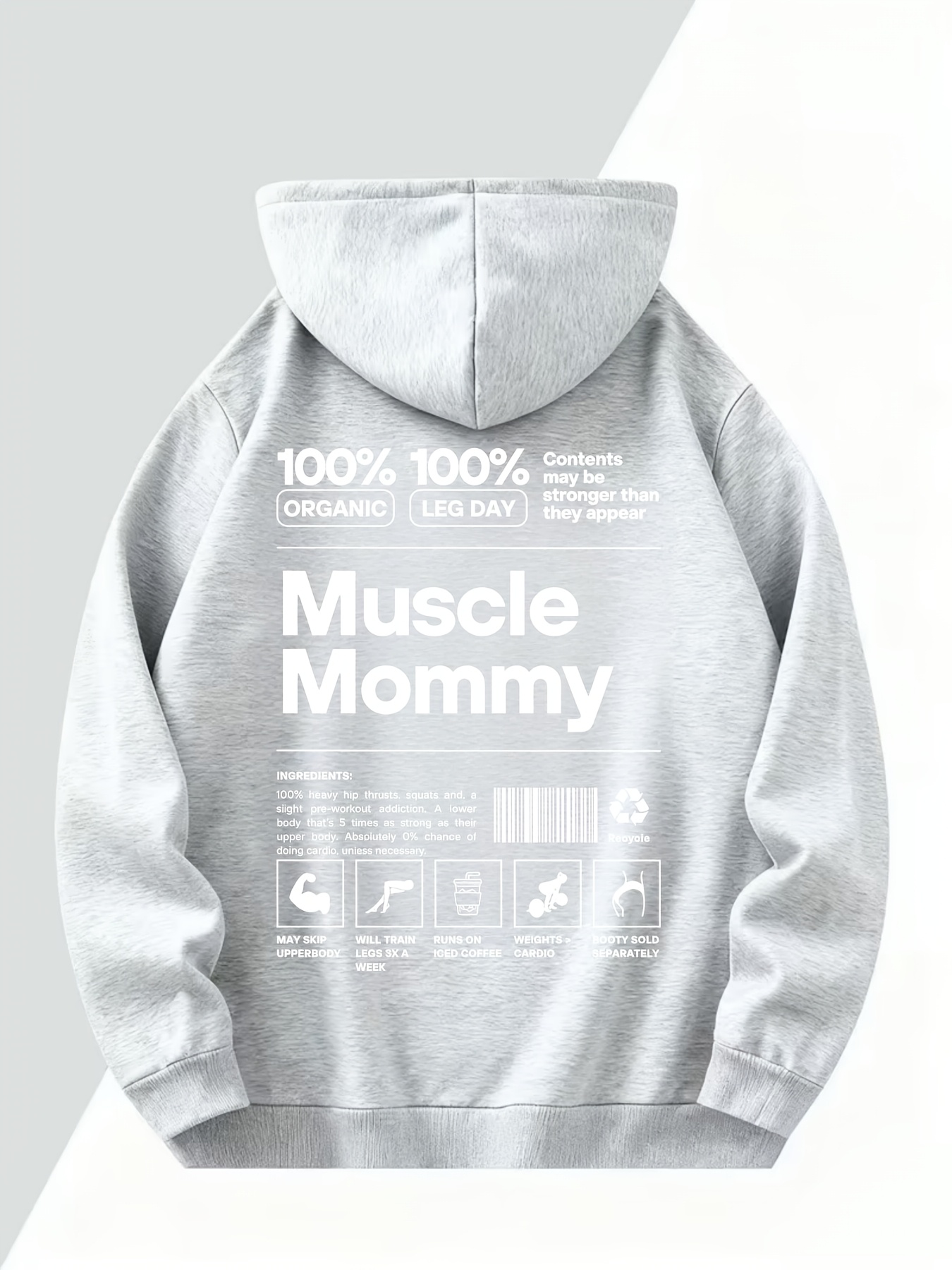 Fitness Fun Men's Hooded Sweat - T Nutrition Fitness 评论和价格