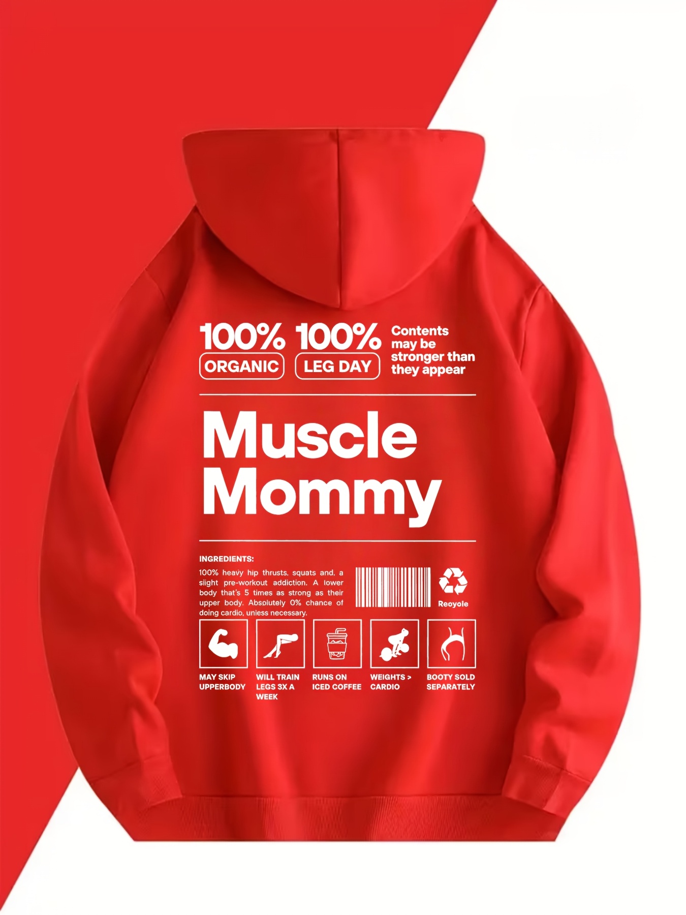Fitness Fun Men's Hooded Sweat - T Nutrition Fitness 评论和价格