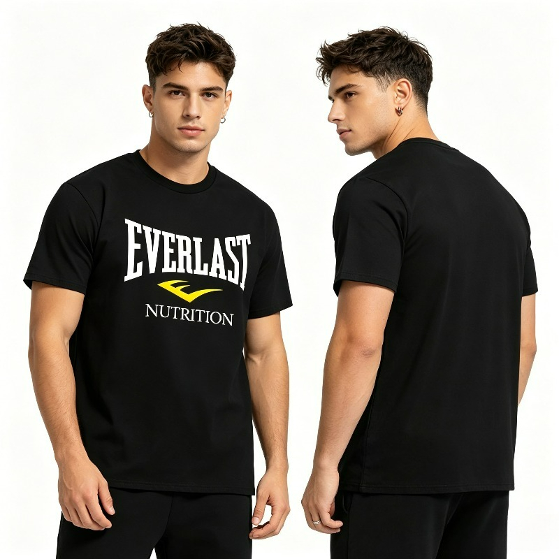 Men's Black White Everlast Nut - T Nutrition Fitness 评论和价格